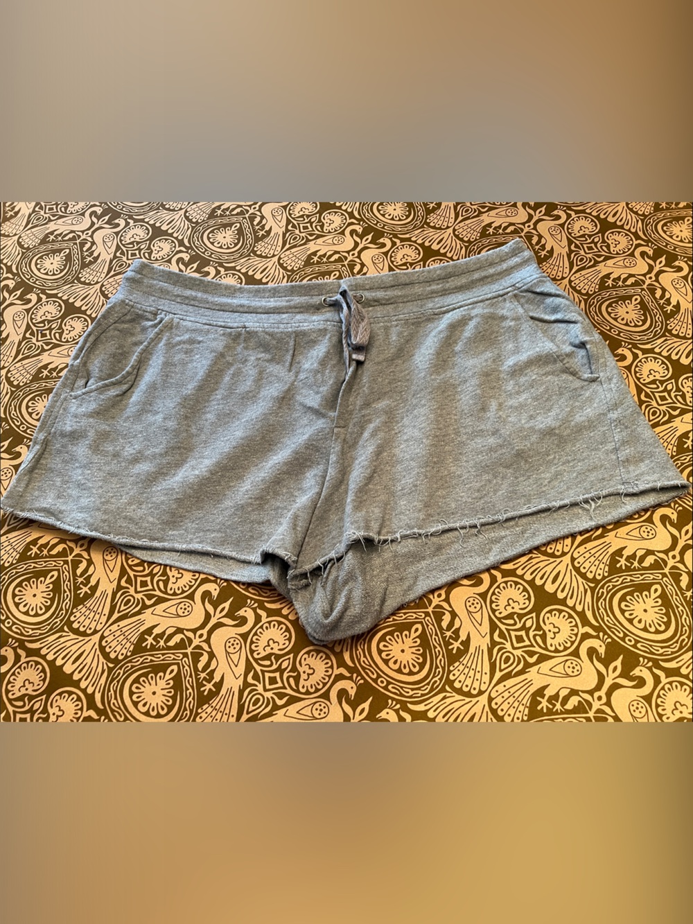 Women’s Grey Knit Lounge Shorts - Casual Everyday Bottoms